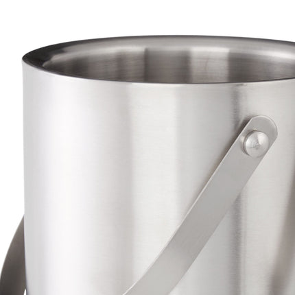 Ice Bucket 1.5 Liter Closing with Lid and Tongs, Ice Cube Container Wine Cooler