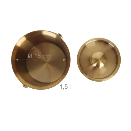 Eiseimer mit Deckel – doppelwandiger Edelstahl