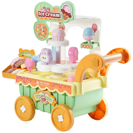 Ice Cream Cart Toy Set, 27-Piece, Lights and Sounds, Ages 3+
