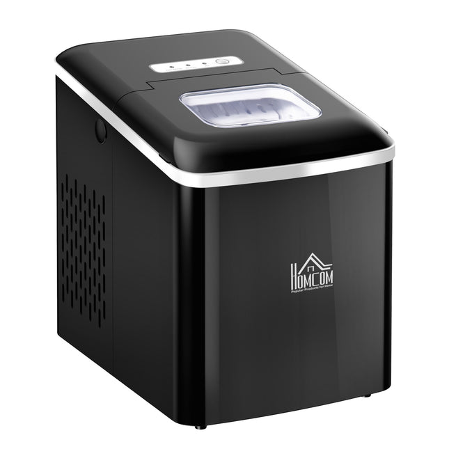 Eismaschine 12kg/24h mit LED-Display und Selbstreinigungsfunktion