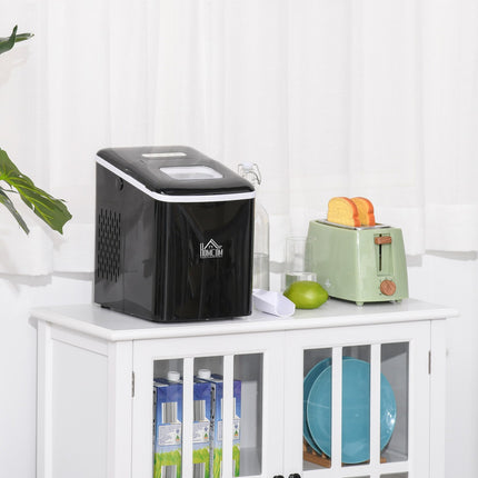 Eismaschine 12kg/24h mit LED-Display und Selbstreinigungsfunktion