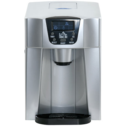 Ice cube maker, 12 kg/day, fast 6-min, 3 L water tank