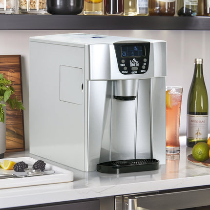 Ice cube maker, 12 kg/day, fast 6-min, 3 L water tank