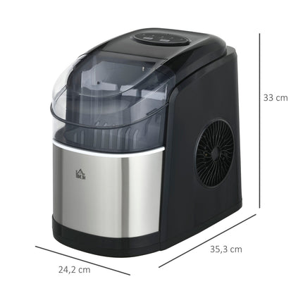 Ice Cube Maker - 12 kg/day, 2 sizes, including scoop