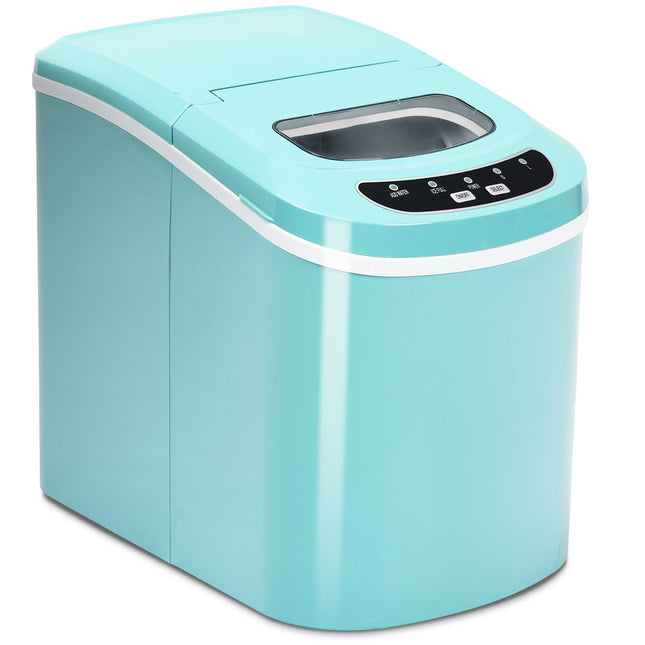 Eismaschine, tragbare Eismaschine mit 2,2 l Wassertank, 24 x 33 x 36 cm, Grün