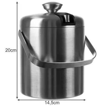 Ice bucket - tongs + spoon Ruhha 21159