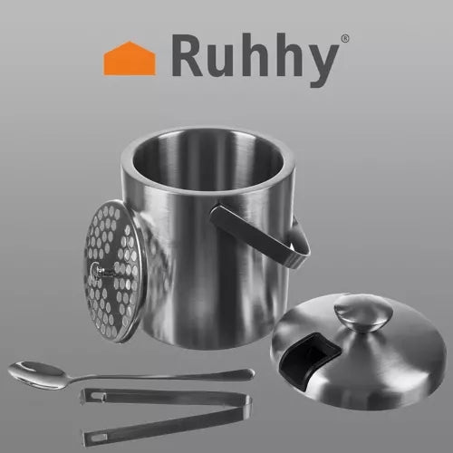 Ice bucket - tongs + spoon Ruhha 21159