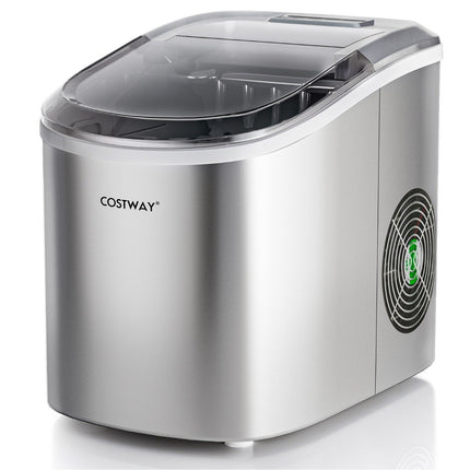 Eiswürfelmaschine 2,2 L Eiswürfelbereiter mit kugelförmigen Eiswürfeln 24,5 x 35,5 x 32 cm Splitter
