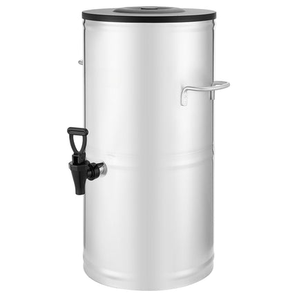 Iced Tea Dispenser, 4 Gal 304 Stainless, Spigot Handle