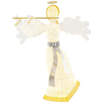 Illuminated Christmas Angel with 100 LED Lights, 150 cm