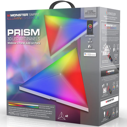 Module complémentaire de panneaux LED 3D Illuminessence Prism