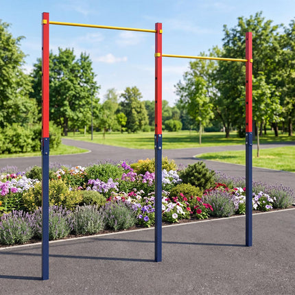 In-Ground Pull Up Bar, 5 Heights, 220 kg Capacity