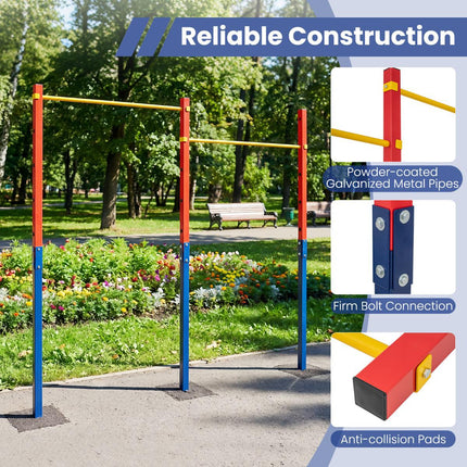 In-Ground Pull Up Bar, 5 Heights, 220 kg Capacity