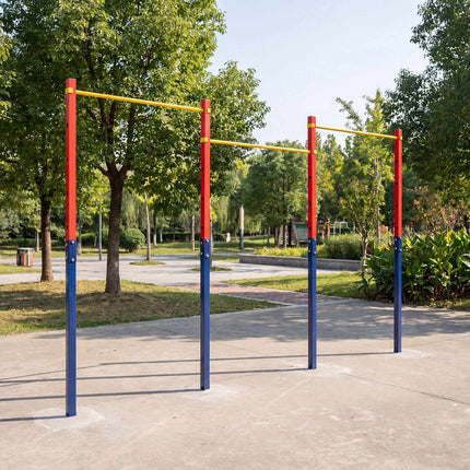 In-Ground Pull Up Bar, 5 Heights, Galvanized Steel