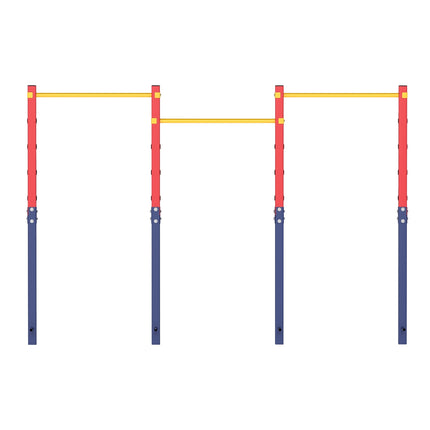 In-Ground Pull Up Bar, 5 Heights, Galvanized Steel