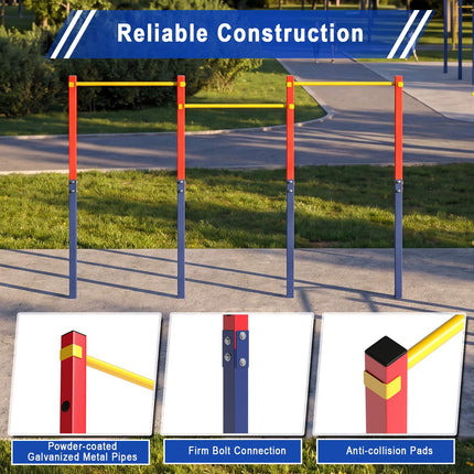 In-Ground Pull Up Bar, 5 Heights, Galvanized Steel
