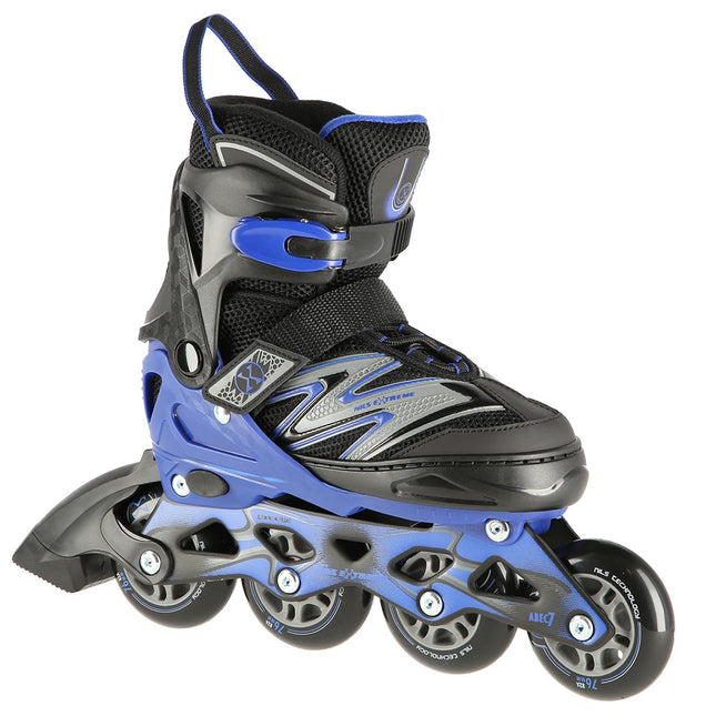 Inlineskates, Schwarz-Blau, Größe L (39-42)