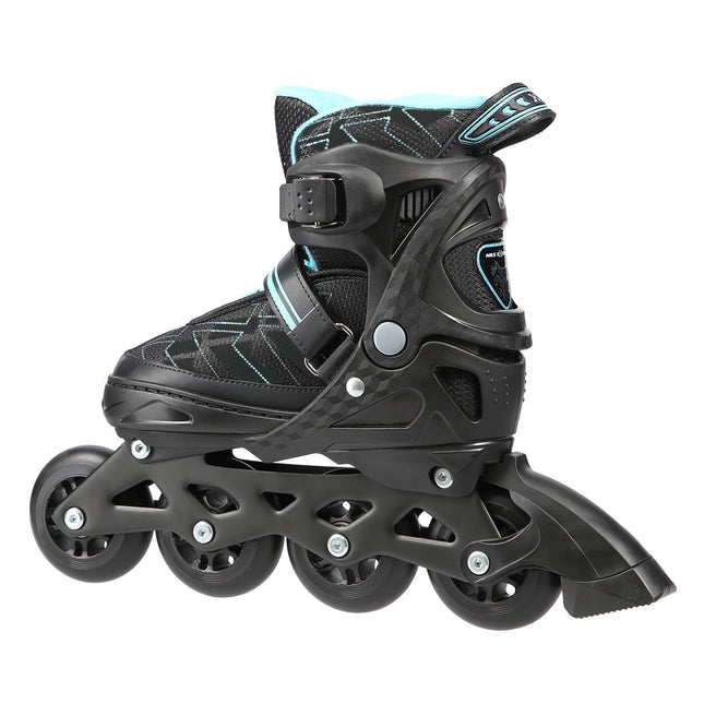 Inlineskates, Schwarz/Blau, Größe M (35-38)