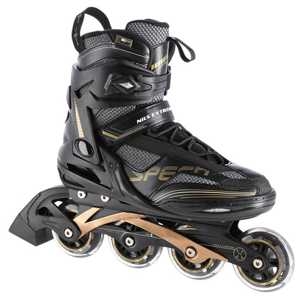 Inlineskates, Schwarz-Gold, Größe 39