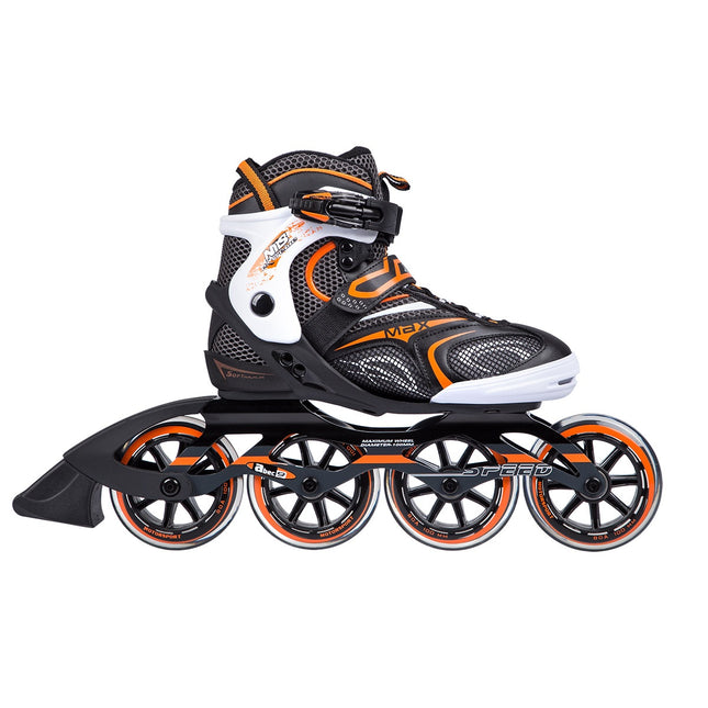 Inlineskates, Schwarz-Orange, Größe 40