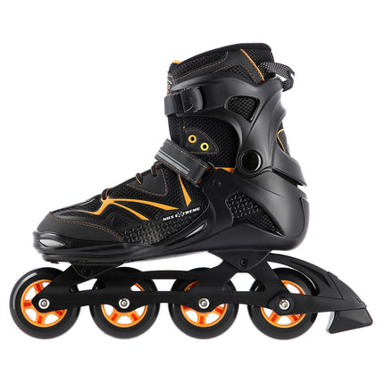 Inlineskates, Schwarz/Orange, Größe 40