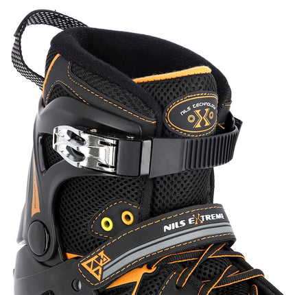 Inlineskates, Schwarz/Orange, Größe 40