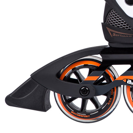 In-Line Skates, Black-Orange, Size 41