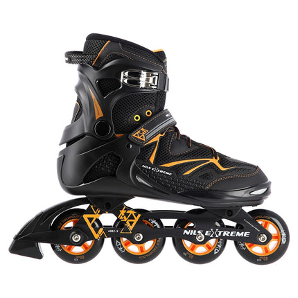 Inlineskates, Schwarz/Orange, Größe 41