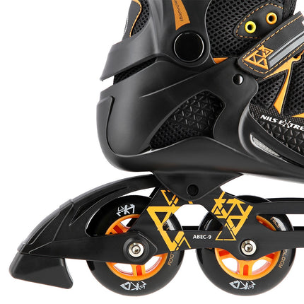 Inlineskates, Schwarz/Orange, Größe 41