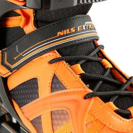 Inlineskates, Schwarz-Orange, Größe 43