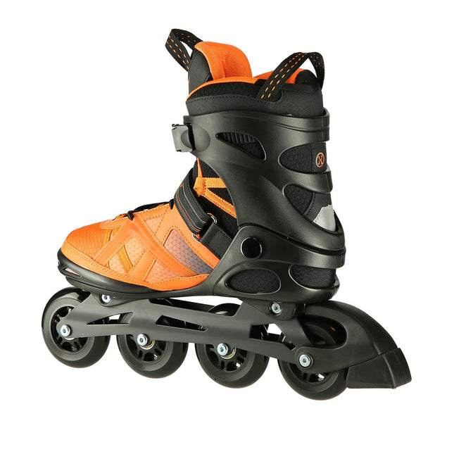 Inline skates, zwart-oranje, maat 43