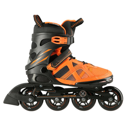 Inlineskates, Schwarz-Orange, Größe 44