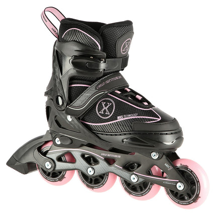 Inlineskates, Schwarz-Rosa, Größe M (35-38)