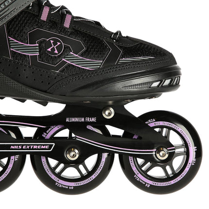 In-Line Skates, Black-Purple, Size 43