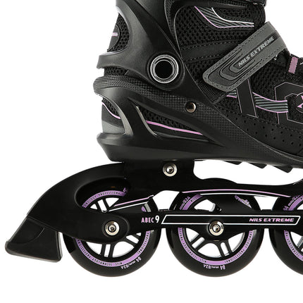 In-Line Skates, Black-Purple, Size 43