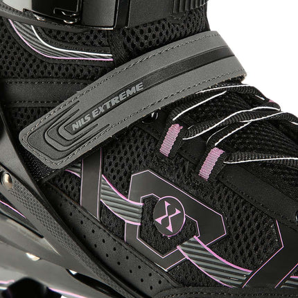 In-Line Skates, Black-Purple, Size 43