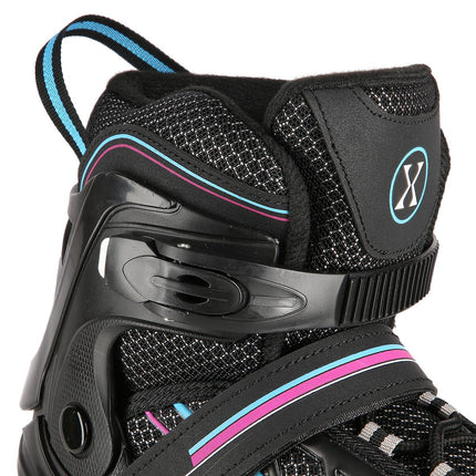 In-Line Skates, Black-Violet, Size L (39-42)