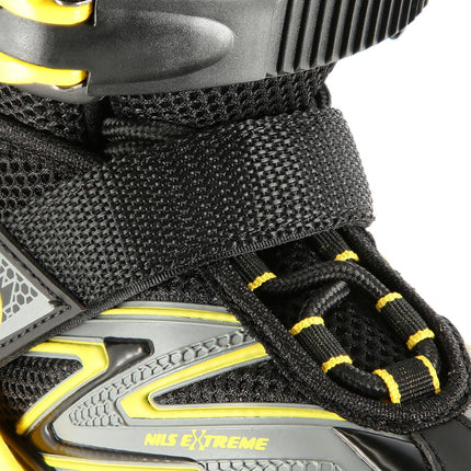 Inlineskates, Schwarz-Gelb, Größe S (31-34)