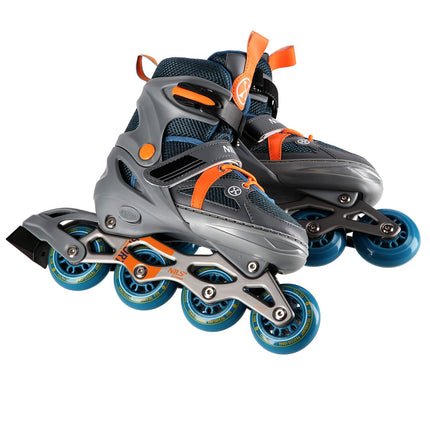In-Line Skates, Gray-Orange, Size M (35-38)
