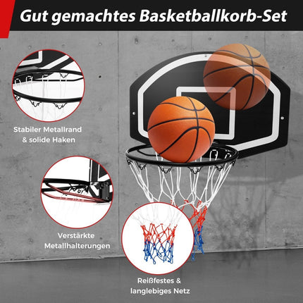 Basketbalový koš do interiéru – nerozbitná deska 72x45.5cm