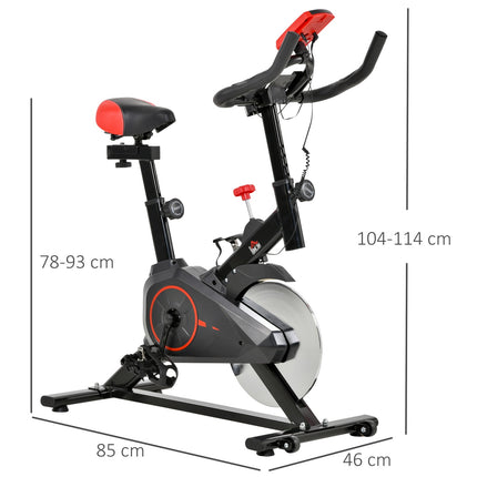 Fahrrad-Heimtrainer, Trainingsgerät 85x46x114 cm