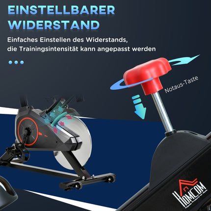Fahrrad-Heimtrainer, Trainingsgerät 85x46x114 cm