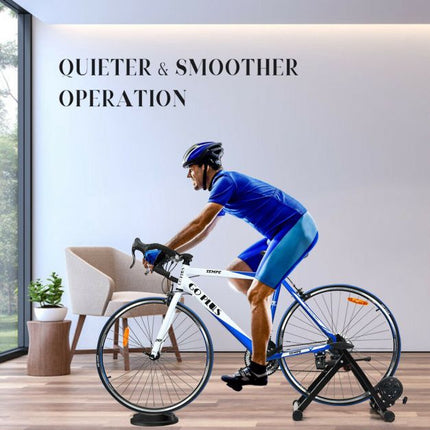Indoor-Fahrradtrainer, 8-stufiger Magnetwiderstand, faltbar