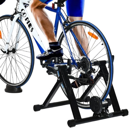 Indoor-Fahrradtrainer, 8-stufiger Magnetwiderstand, faltbar