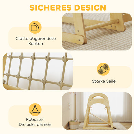 Indoor klimhal, 6-in-1, glijbaan en klimwand, leeftijd 3-6