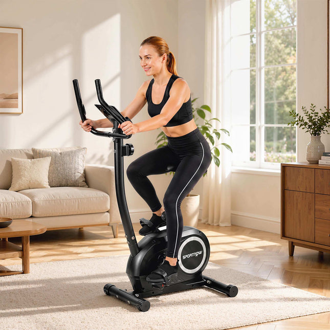 Indoor-Heimtrainer, Bluetooth-App, LCD, 8-stufig magnetisch