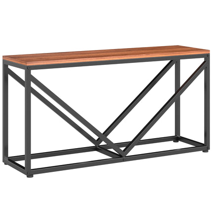 Indoor Firewood Rack & Side Table, 98 x 28 x 50 cm