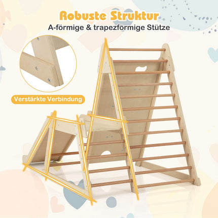 Indoor Jungle Gym for Kids – 3-in-1 Climbing & Sliding