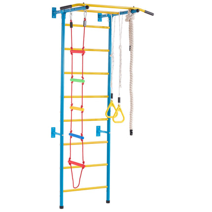 Indoor Jungle Gym for Toddlers, 5-in-1 Climbing Set, 220 lb, Carbon Steel