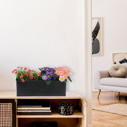 Indoor Blumenkasten schwarz